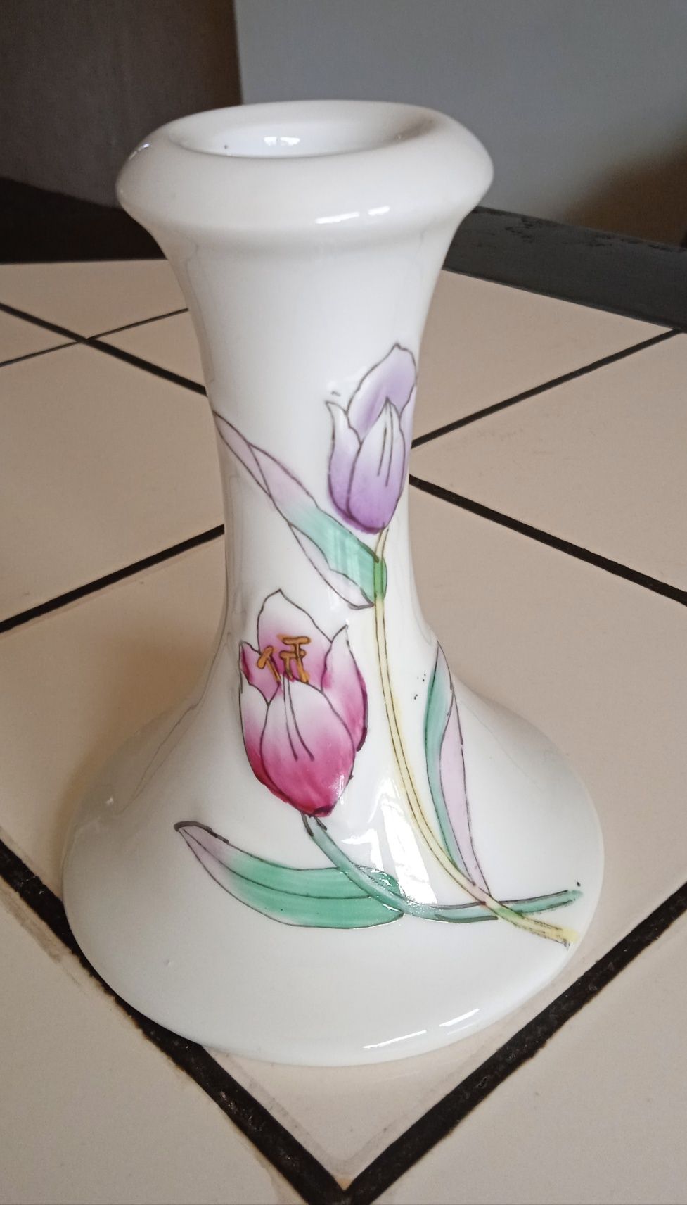 Ceramiczny zestaw w tulipany