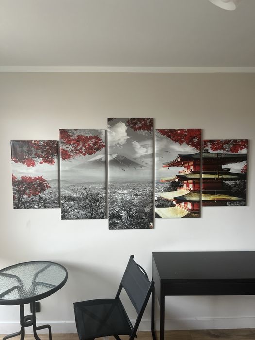 Obraz tryptyk Japonia Kioto pejzaż 200x100