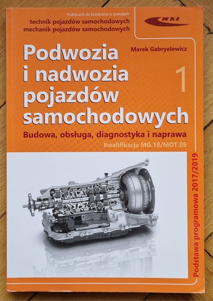 książki Podwozia i nadwozia pojazdów samochodowych tom 1 i 2