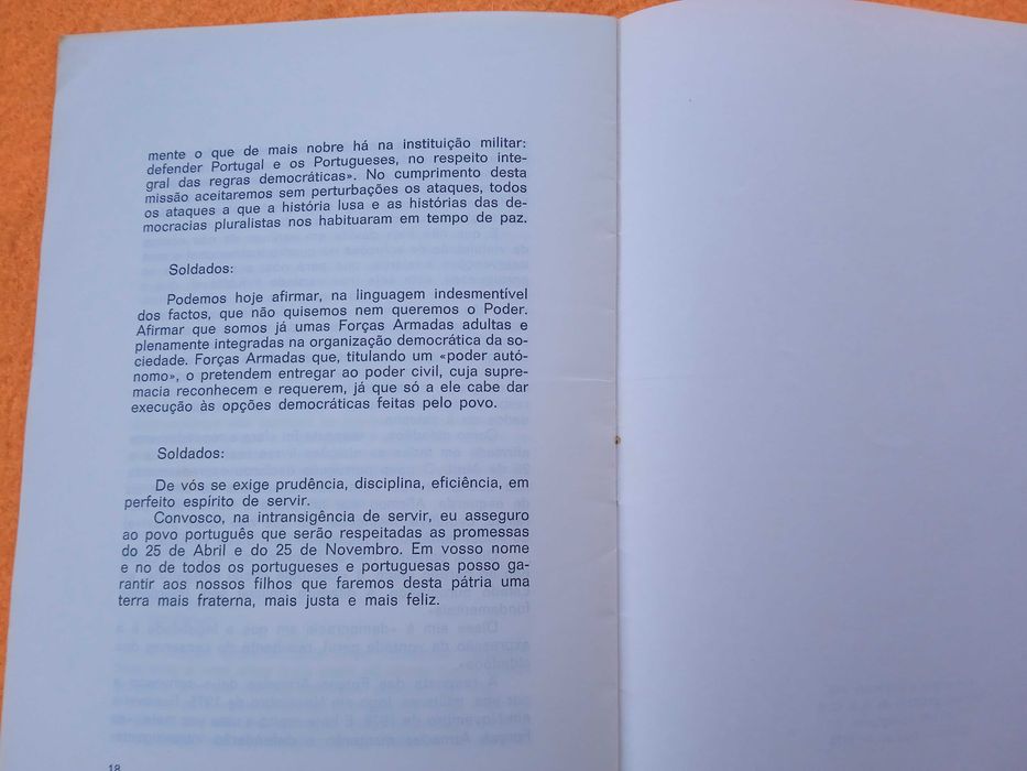 No 2º Aniversário do 25 de Novembro