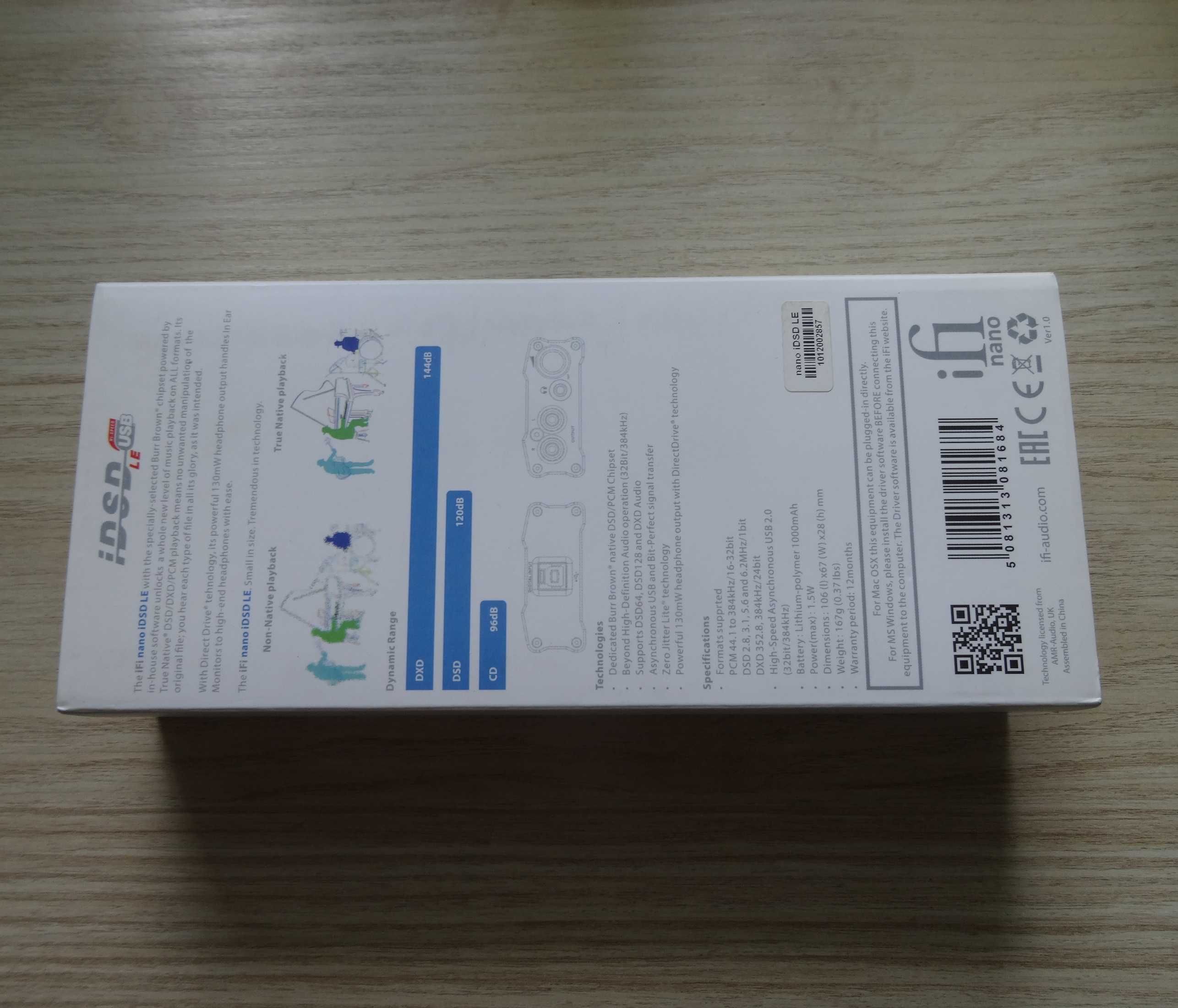 Przetwornik konwerter DAC C/A ifi nano idsd le