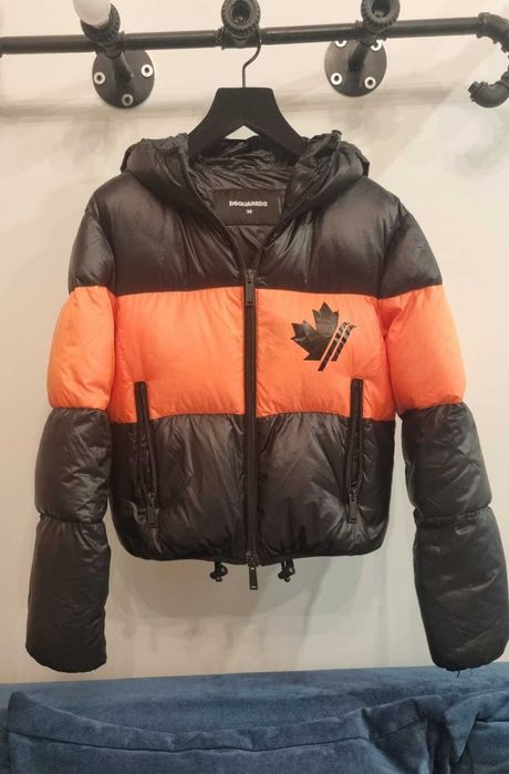 Пуховик різнокольоровий жіночий DSQUARED 2 оригінал