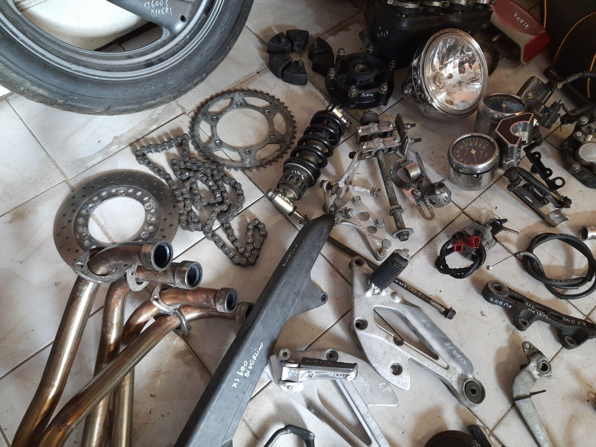 Yamaha XJ 600 S Diversion części