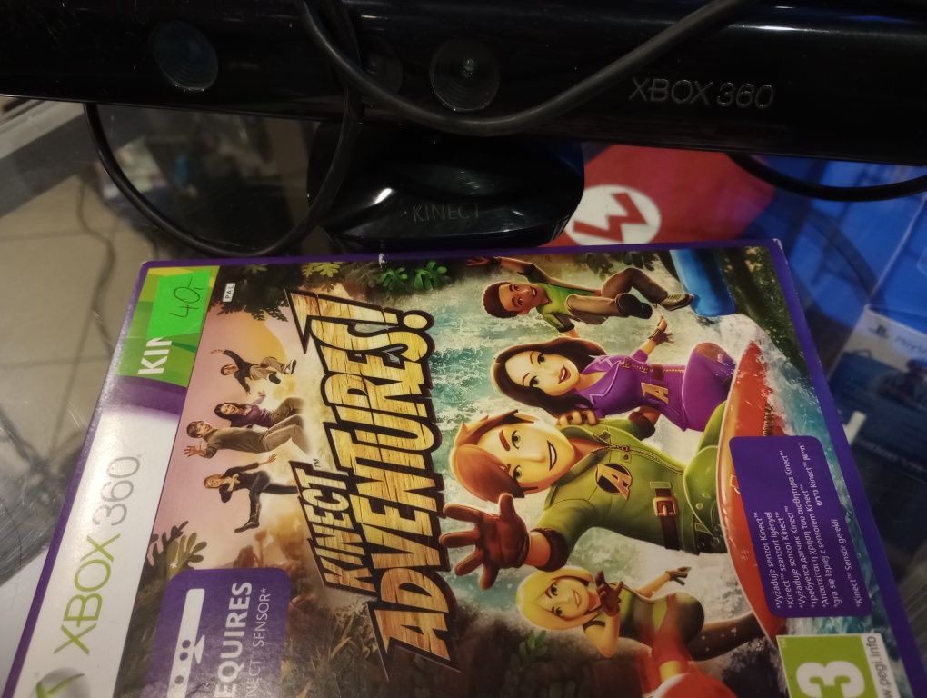 Xbox 360 Kinect plus gra Kinect Adventures