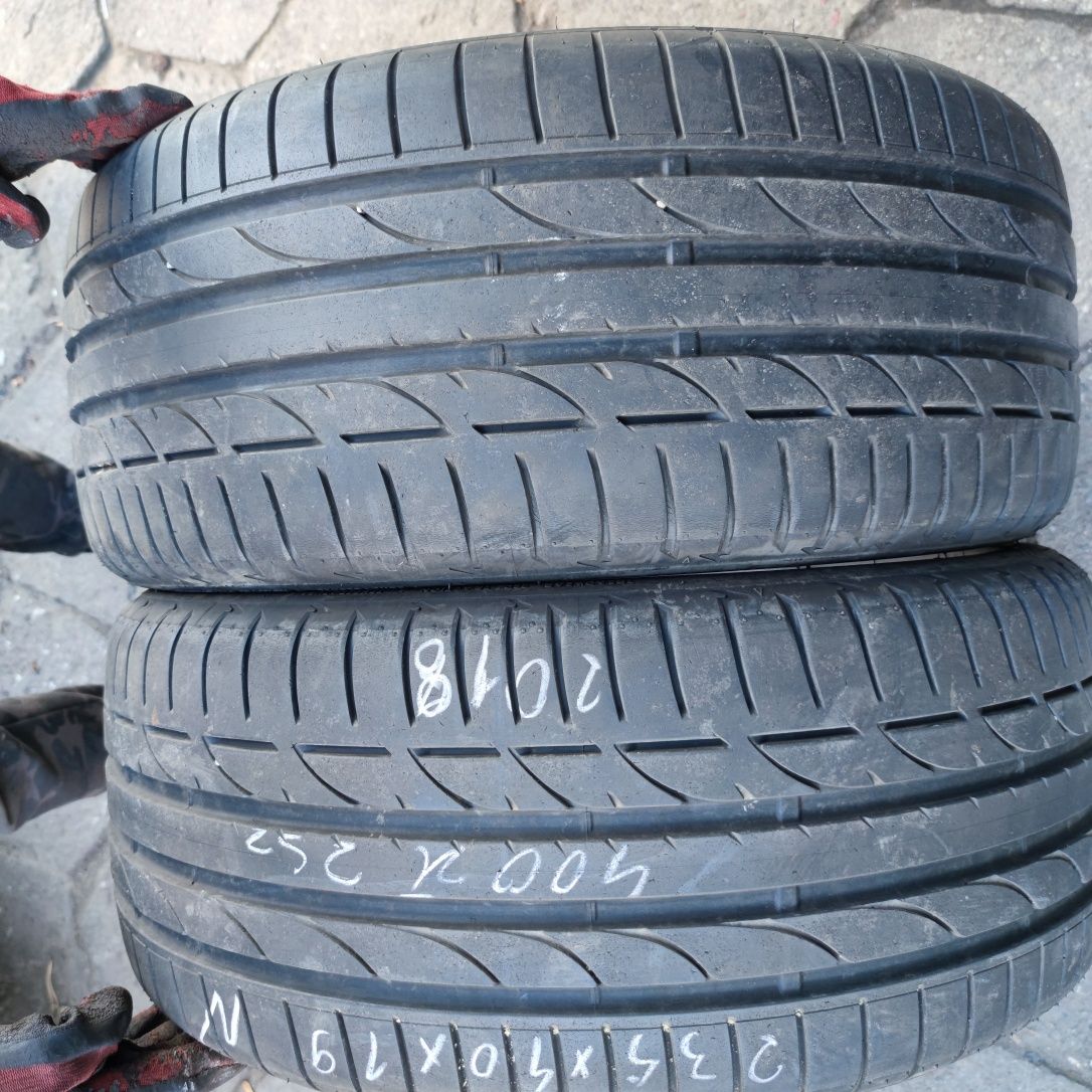 opony lato 235x40x19 BRIDGESTONE 2szt 400zł 2018r