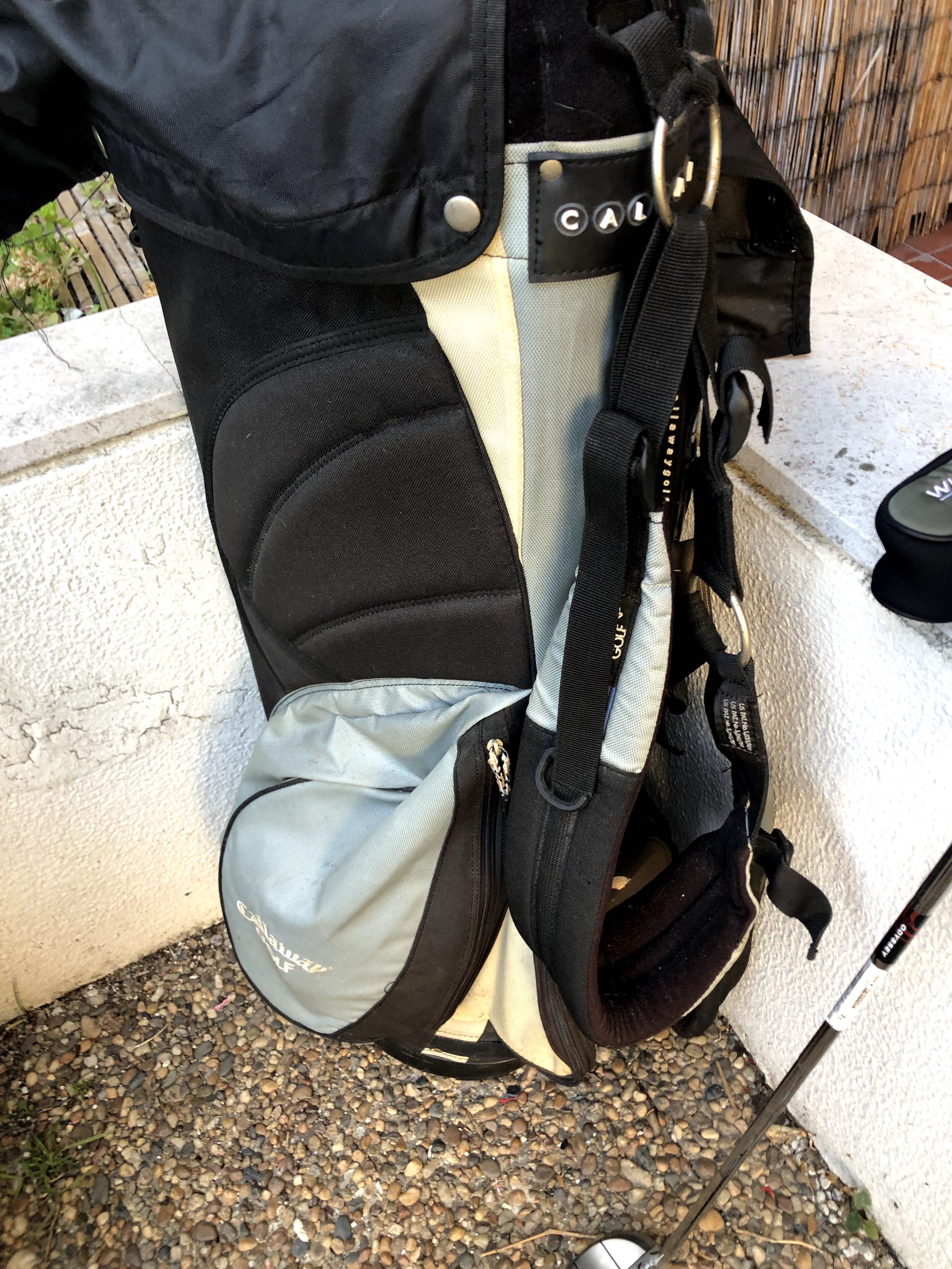 Saco de golfe com conjunto completo de tacos – Gallaway