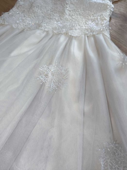 Новорічна сукня Сніжинка, новогодние платье Снежинка