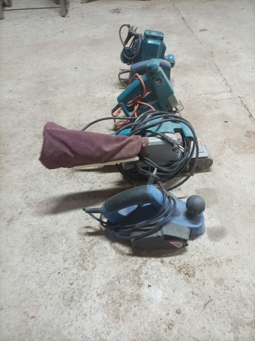 Lote com 5 Máquinas de Carpintaria