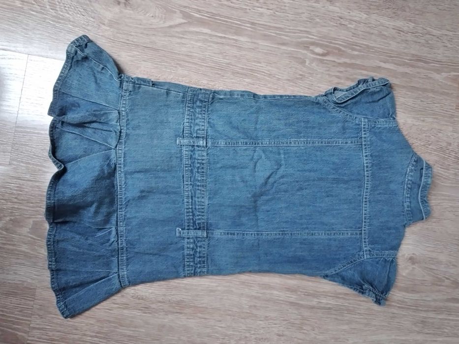 dżinsowa sukienka/tunika 122/128