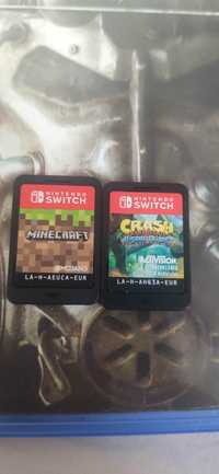 Crash bandicoot + Minecraft Nintendo switch.