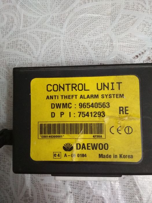 Блок сигнализации Control Unit DWMC 96540563