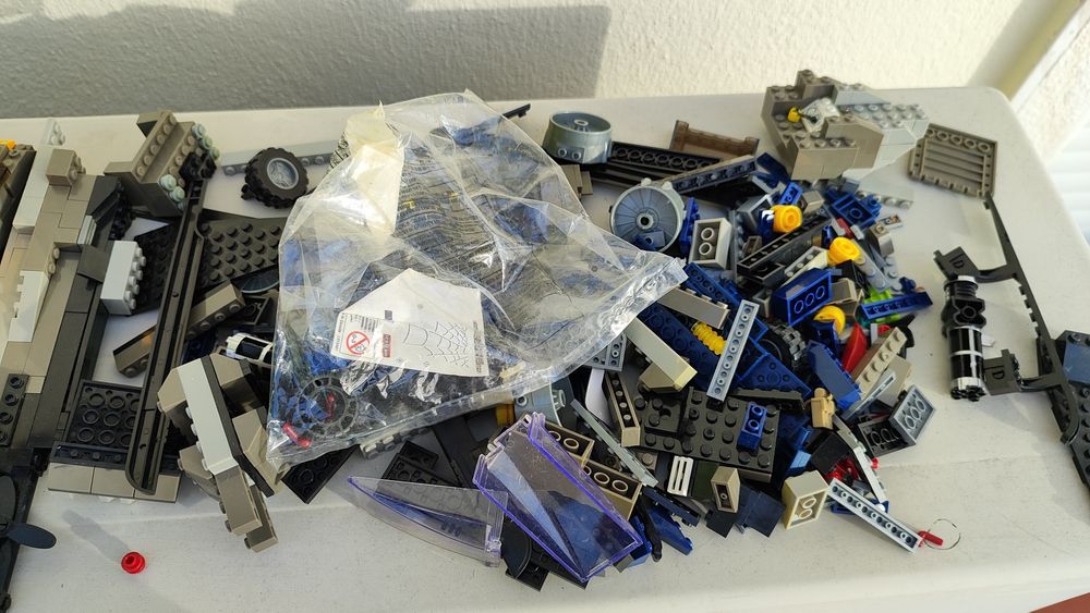 Lote de blocos de construção