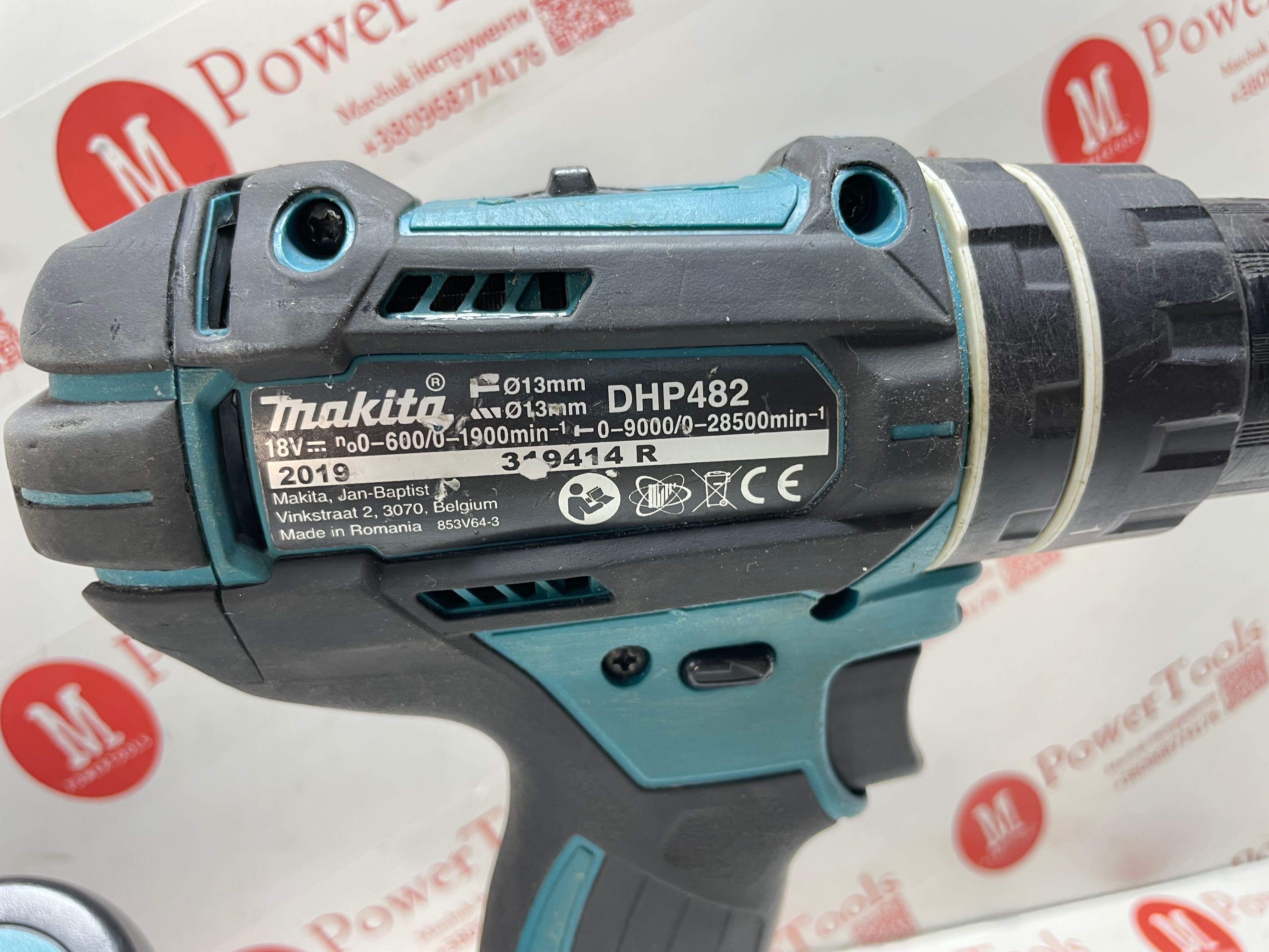 Makita DHP482/шуруповерт ударний макіта(комплект)