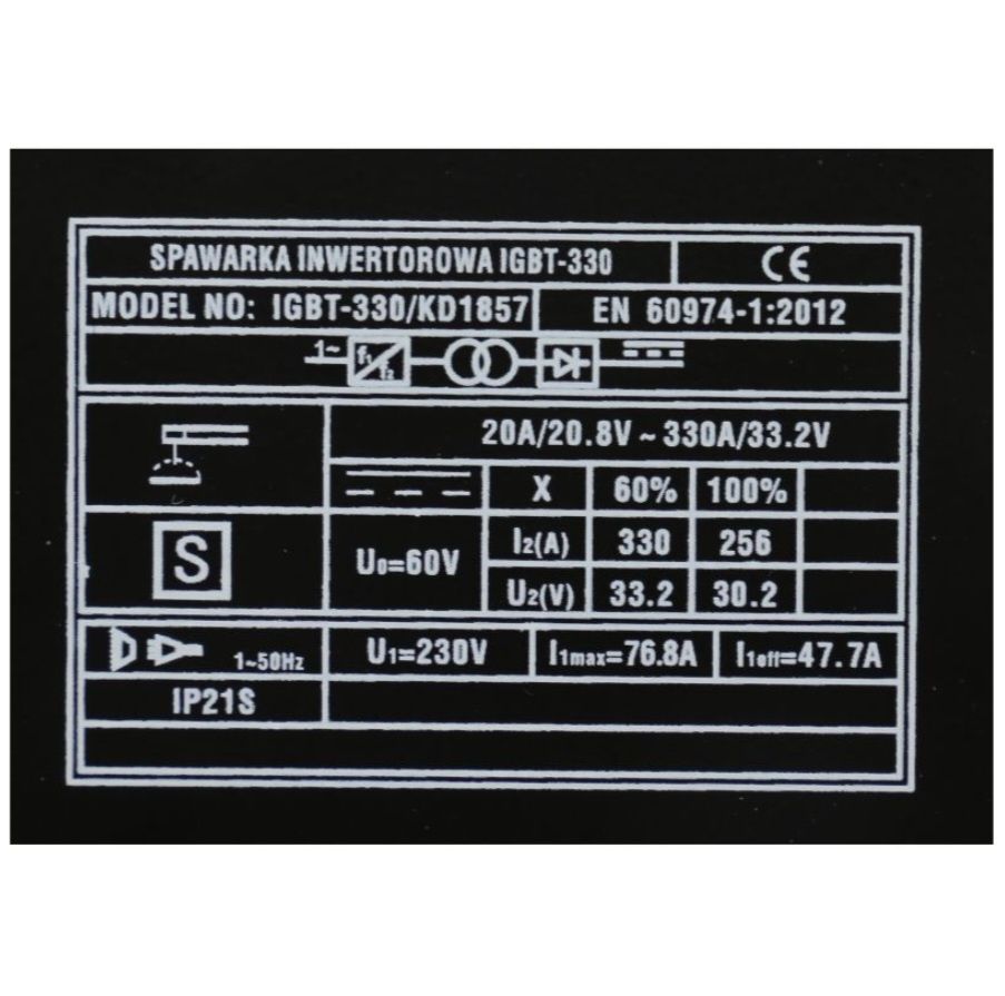 Spawarka inwertorowa 330A