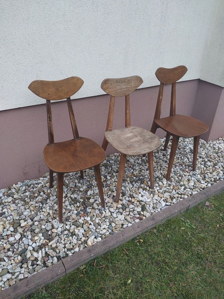 Krzeslo stolarskie Projekt Genga prl retro