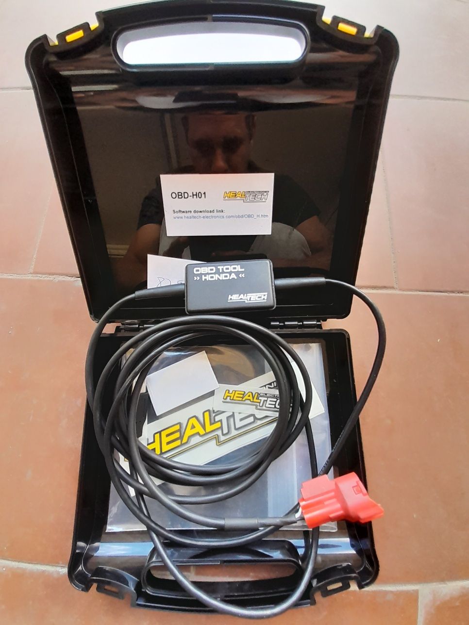 Healtech obd tool maquinas diagnóstico Honda Suzuki