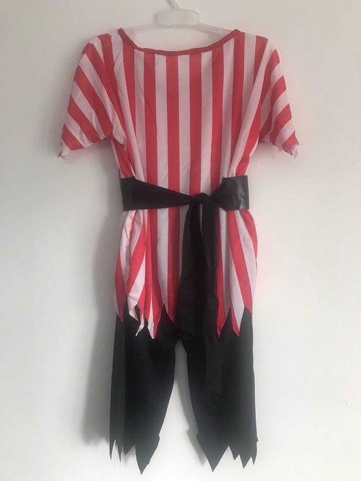 Fatos de carnaval disfarce de Pirata com acessórios 7-10 anos