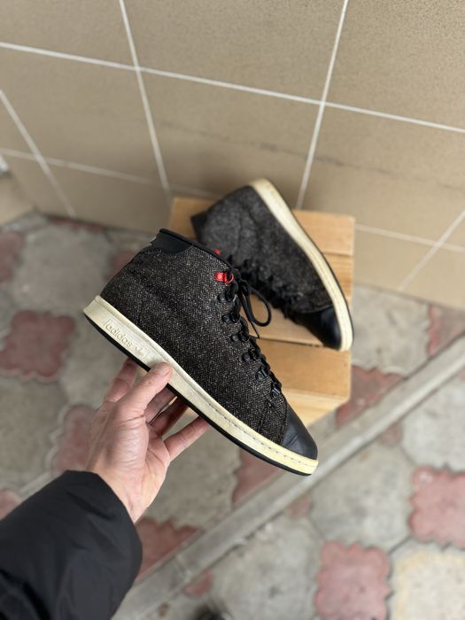 Ботінки кеди черевики зимові Adidas Stan smith утеплені