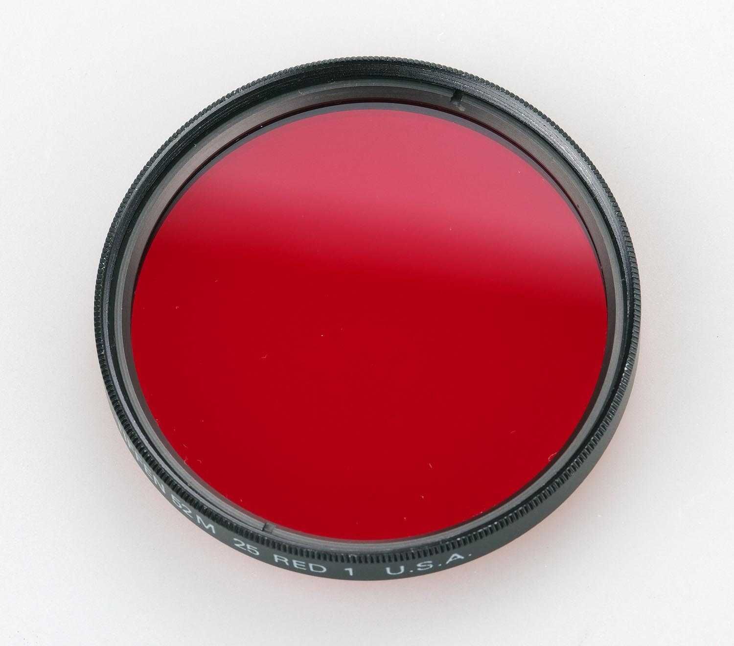Фірмові кольорові фільтри для ч/б фотографії RED 1 52mm+62mm Green PO1