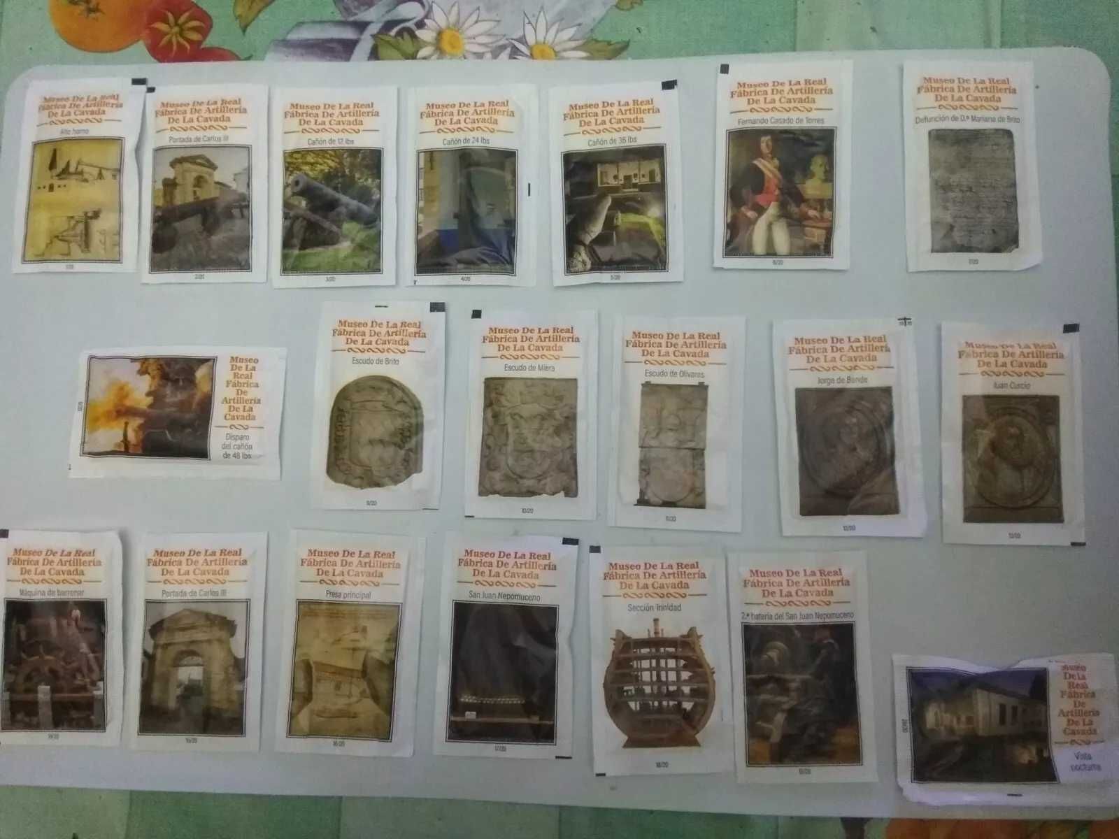 lote 3-pacotes de açucar 12 series completas