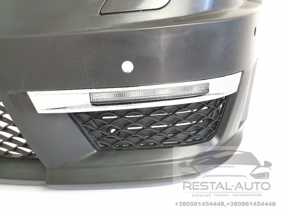 Обвес amg на мерседес C w204 11-13г C63 AMG Бампер решетка W204