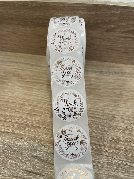 Autocolantes / Stickers "thank you " / Natal