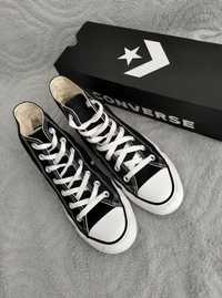 Czarne trampki Converse Chuck Taylor All Star Hi 38 wysokie klasyczne