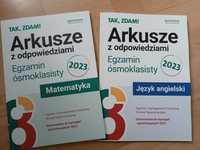 Arkusze egzaminacyjne ósmoklasisty z odpowiedziami j.angielski