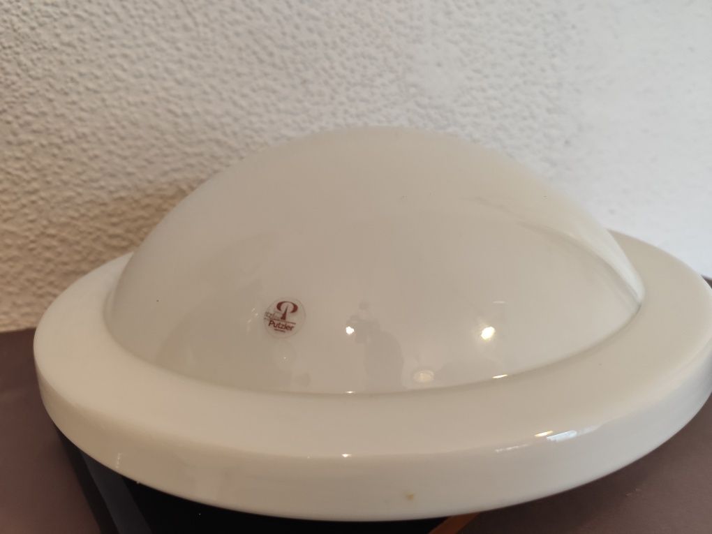 Plafon peill putzler vintage retro prl space age szkło