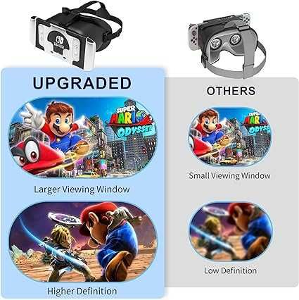 Zestaw Okulary VR DEVASO Nintendo Switch i OLED  HD Google