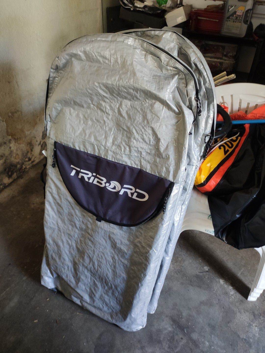 Prancha body board Triboard usada