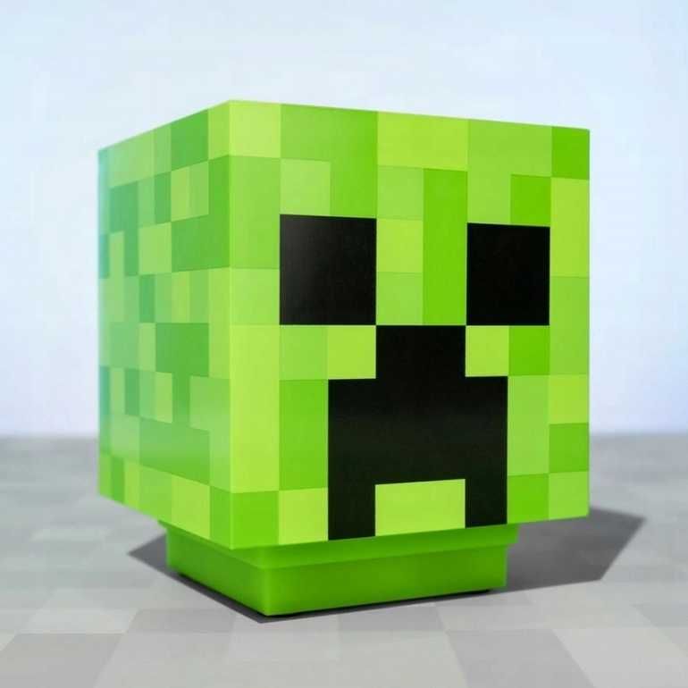 Lampka Minecraft Creeper z dźwiękiem dla dziecka