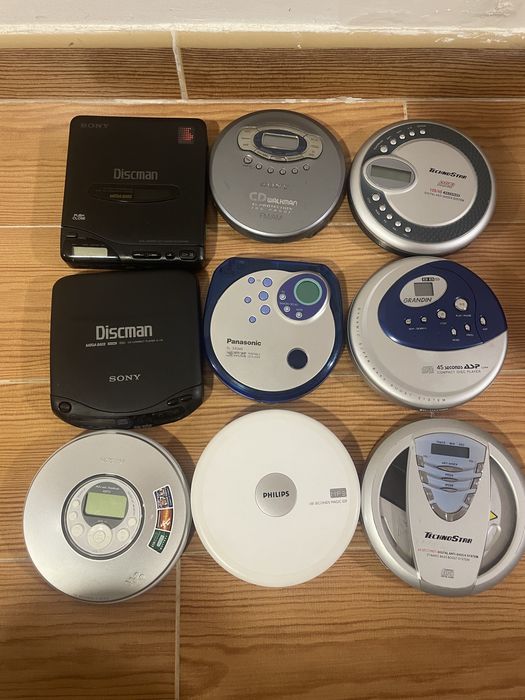 Discmans Sony, Philips, Panasonic