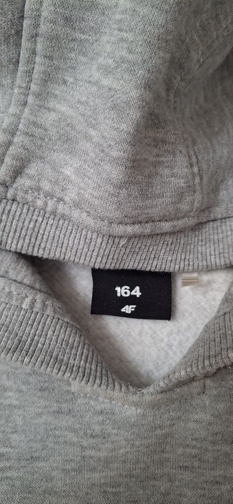 *4F* Bluza z kapturem dla dziewczynki. R.164