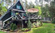 Domek letniskowy nad jeziorem, Mazury