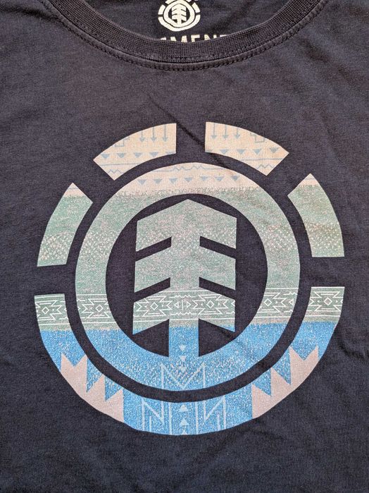 2 T-shirts de algodão da ELEMENT e QUIKSILVER 12a