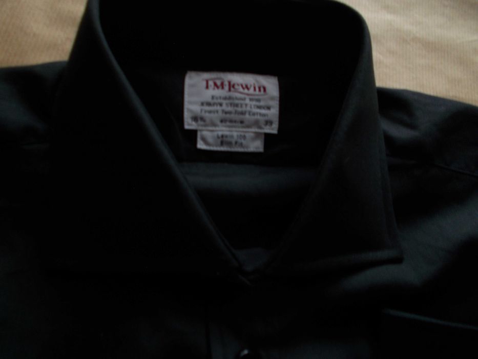 X T.M.LEWIN Premium 2 Fold Nowa Ekskluzywna Koszula Męska L 42 UK