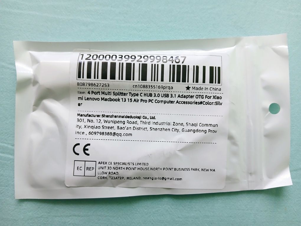 USB 3.0 Adapter rozdzielacz do komputera dodatkowe wejścia kabel