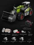 Klocki Cada Telehandler c61051w zdalnie sterowana, koparka, ładowacz