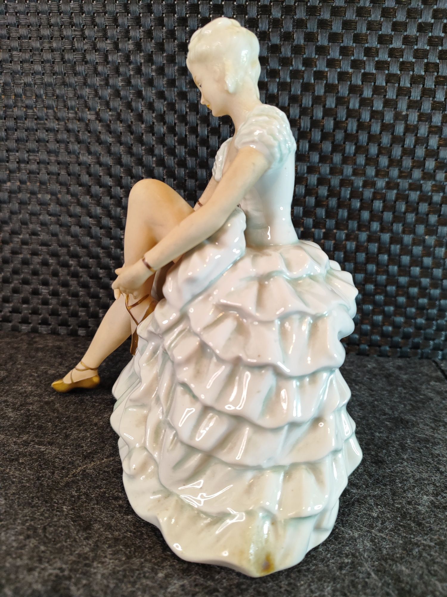 Porcelana Turyngia Figurka Baletnica Schaubach Kunst
