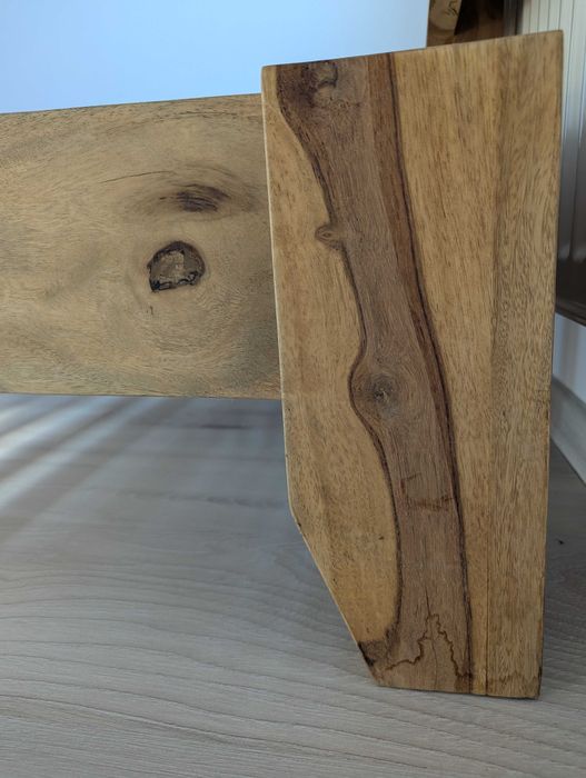 Stelaż Łóżko lite drewno Palisander ze stelażem 180x200