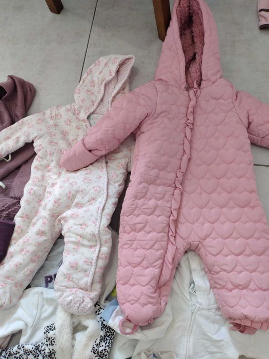 Ubrania dla dziewczynki 0-12 m. Stan bardzo dobry.