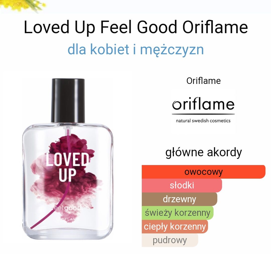 Woda toaletowa LOVED UP Oriflame perfumy