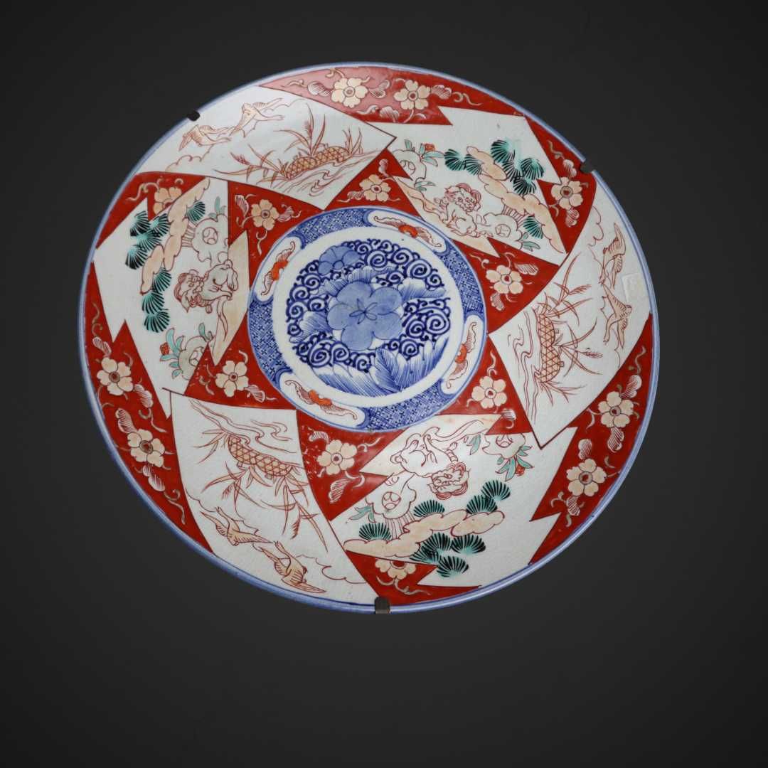 Potężna patera w stylu Ko-Imari  Japonia B5/050630