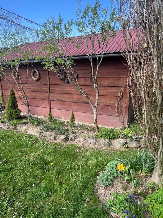 Garaż drewniany, wolnostojący