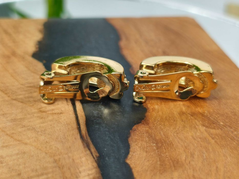 Vintage Kolczyki Dior z Cyrkoniami