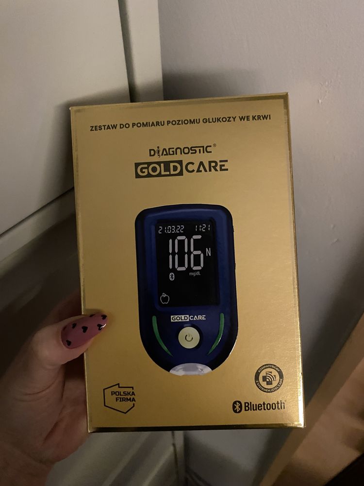 Glukometr  Gold Care + dodatkowe paski