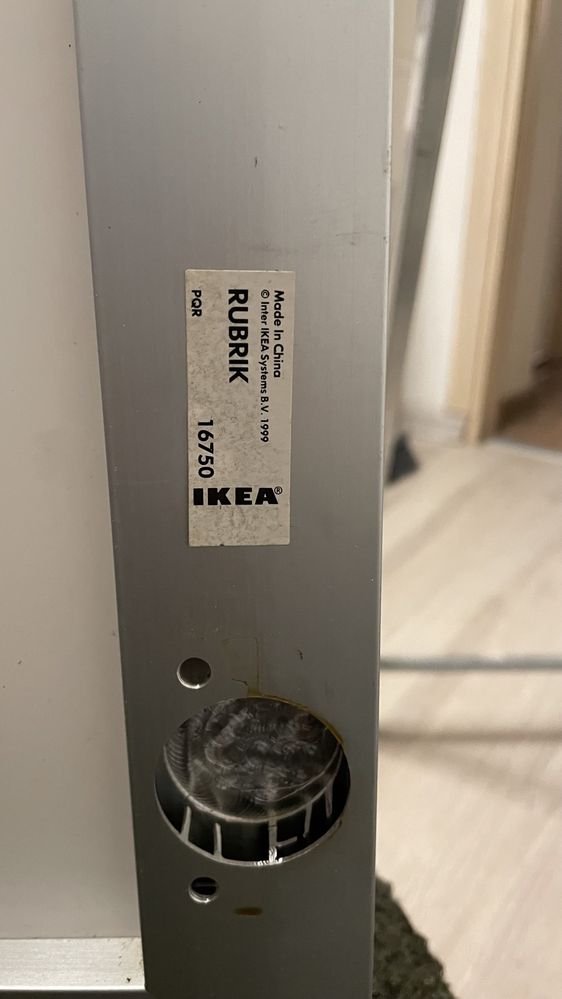 Fronty szklo/aluminium Rubrik Ikea