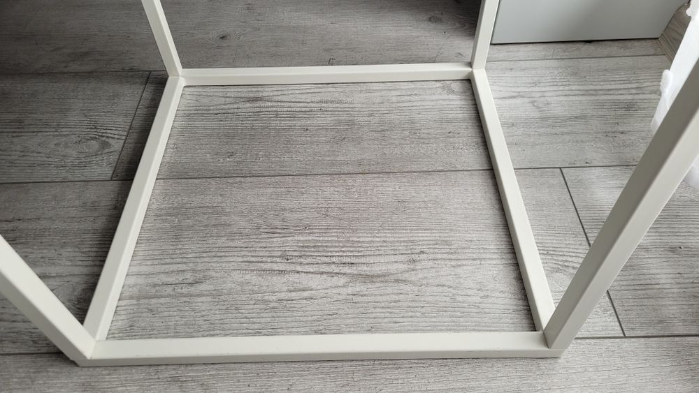 Stolik nocny szafka nocna IKEA Vikhammer biały