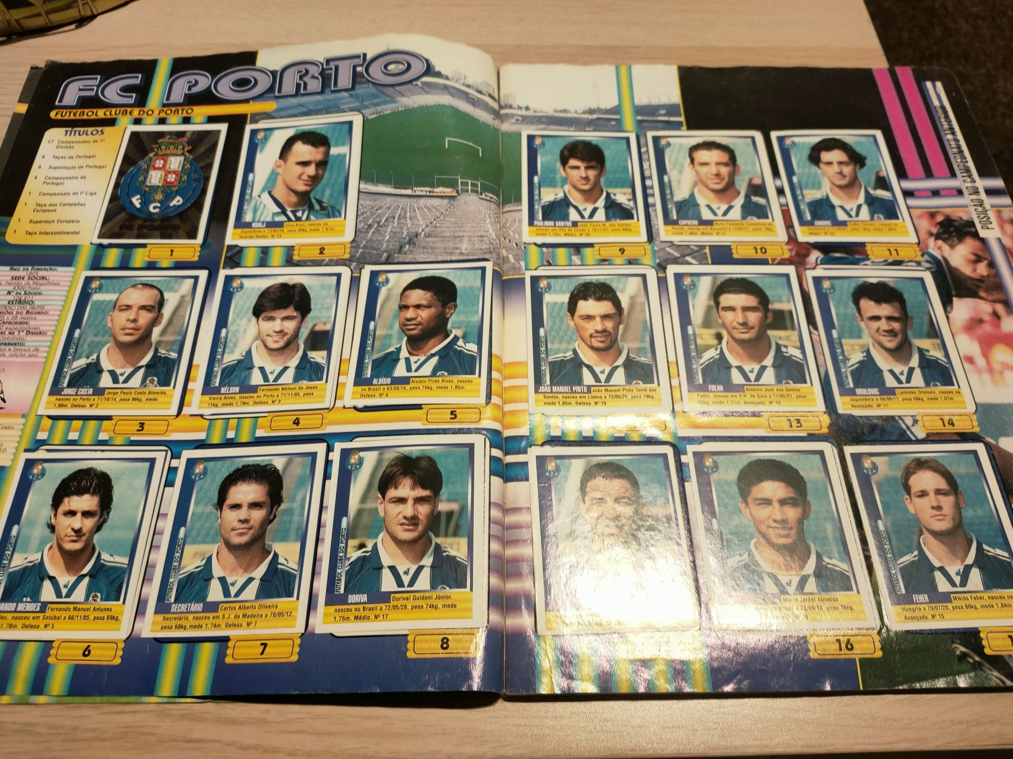 Vendo Caderneta Panini Futebol 98/99